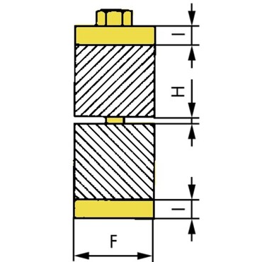 Einfach-Grundplatte für Rohrschelle schwere Baureihe